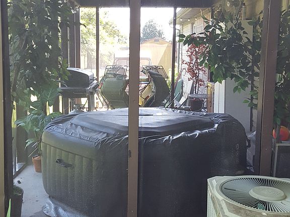 Screened in back porch