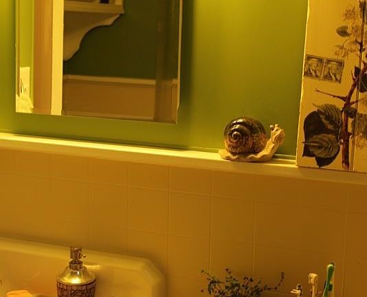 After painting the bathroom