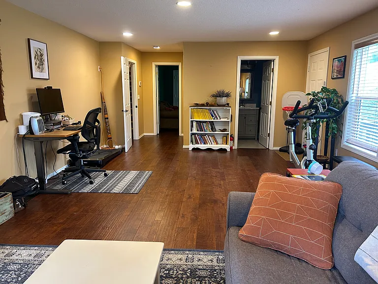 Downstairs living area