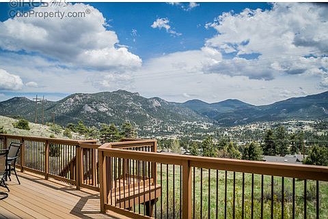Large Deck Overlooks Valley