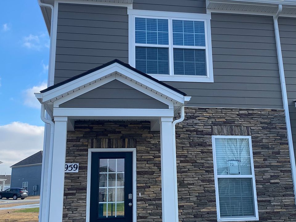 Front entrance, end unit