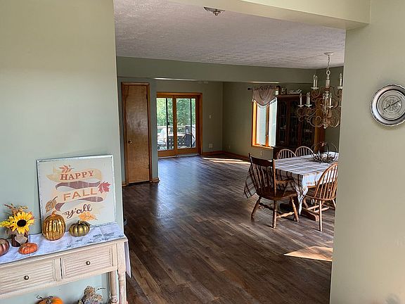 Open living dining area 