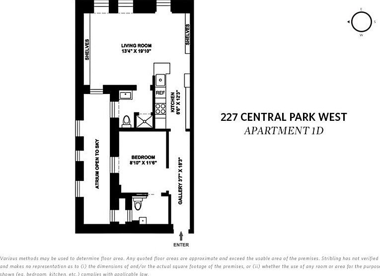 1st image of 227 Central Park W APT 1D