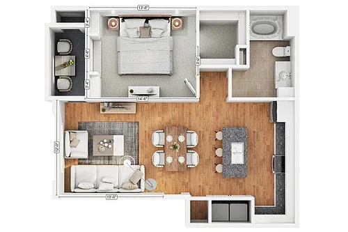 Floor plan A1