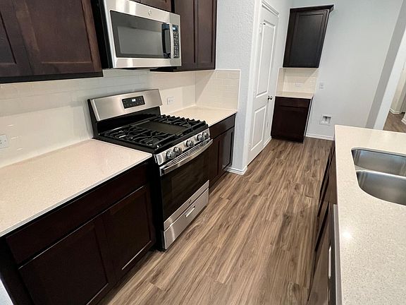 Beautiful vinyl plank flooring throughout