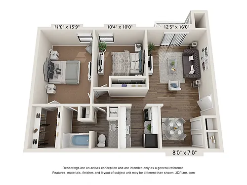 Floor plan Oak