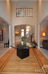 Two story entry foyer