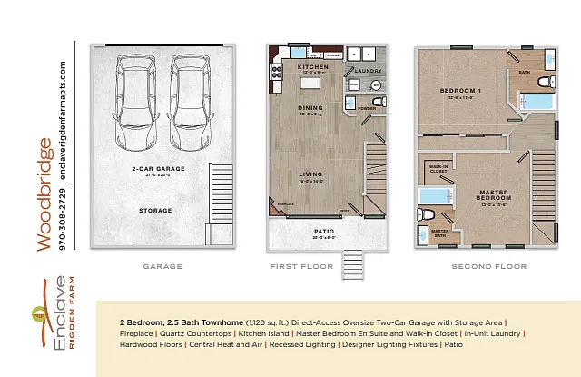 Floor plan 2x2.5 - 1120 sqft - NB2