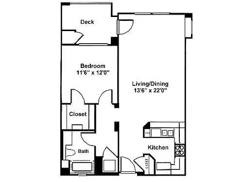 Floor plan Burkett