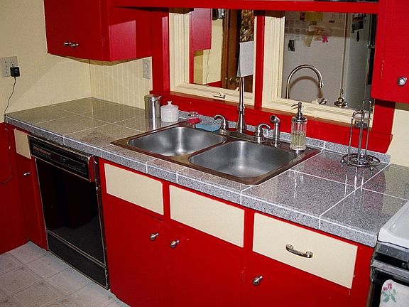 Granite tile countertops