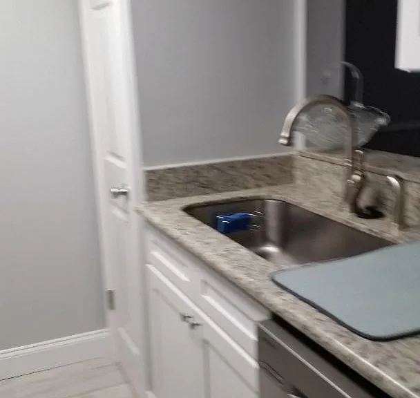 large sink, with a pantry