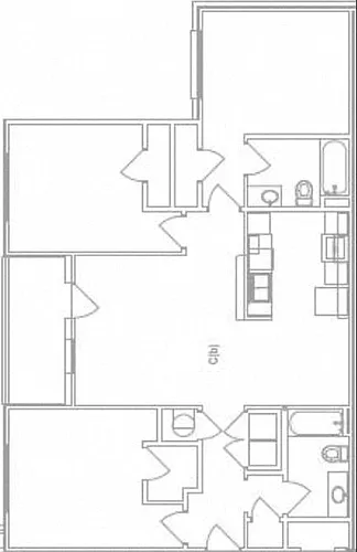 Floor plan 3 Bedroom