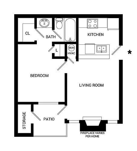 Floor plan Dawn