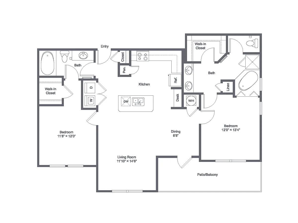 Floor plan B2A