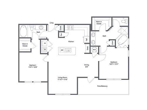 Floor plan B2A