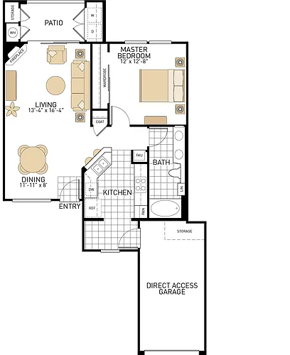 Floor plan Plan C1