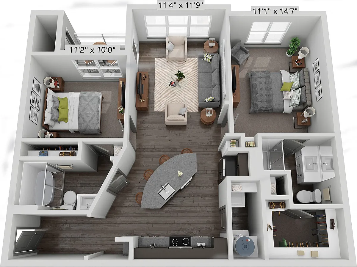 Floor plan B1