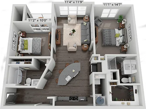 Floor plan B1