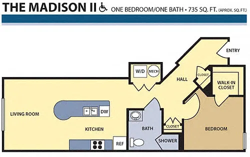 Floor plan The Madison Handicap