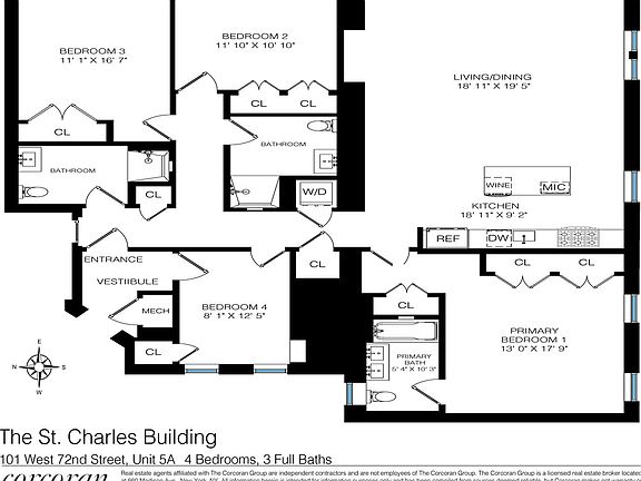 2nd image of 101 W 72nd St #5A