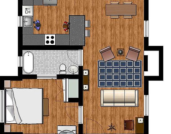 Main Level Floor Plan 