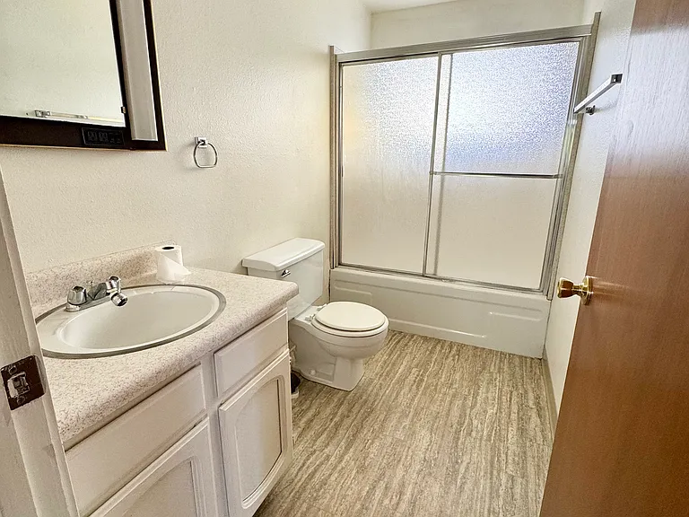 Hallway bathroom