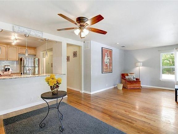 Open and Bright Living/Dining Area