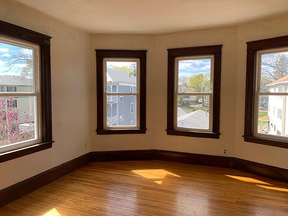 Front room: used either as bedroom or living room. Pocket doors enclose one side.