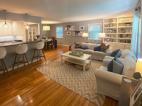 Main dining/kitchen/living