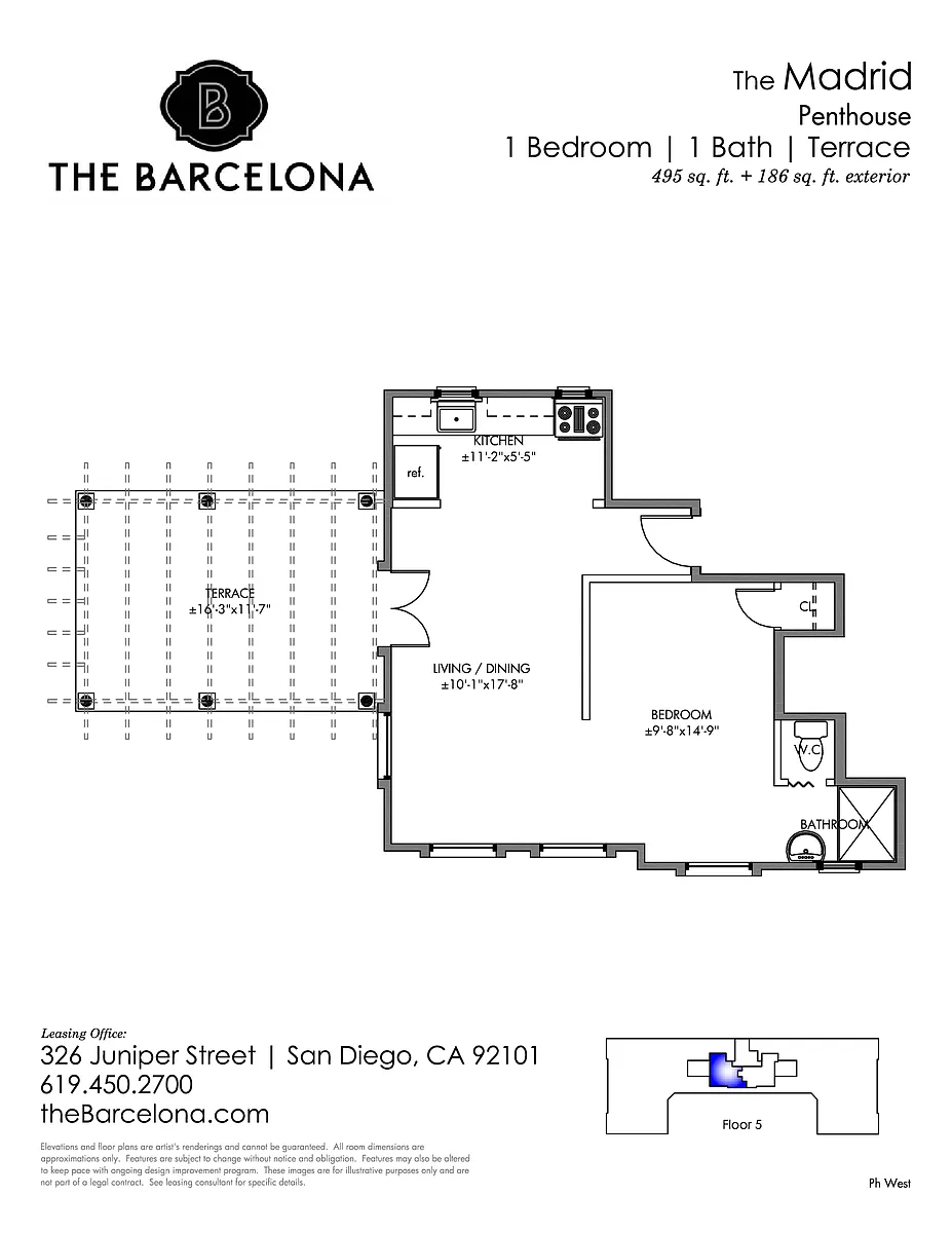 Floor plan Madrid