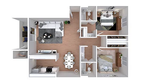 Floor plan Agave Renovated