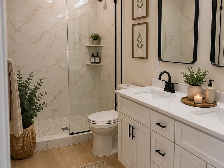 AI Generated ~ Master Bathroom