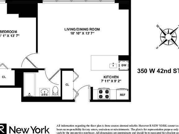 2nd image of 350 W 42nd St APT 11M