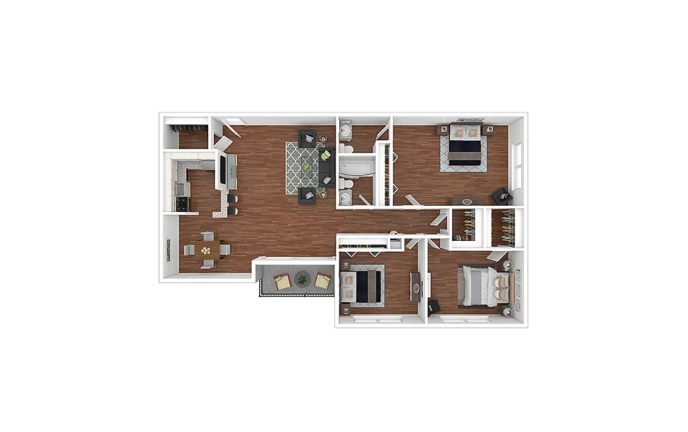 Floor plan Wilson - Renovated