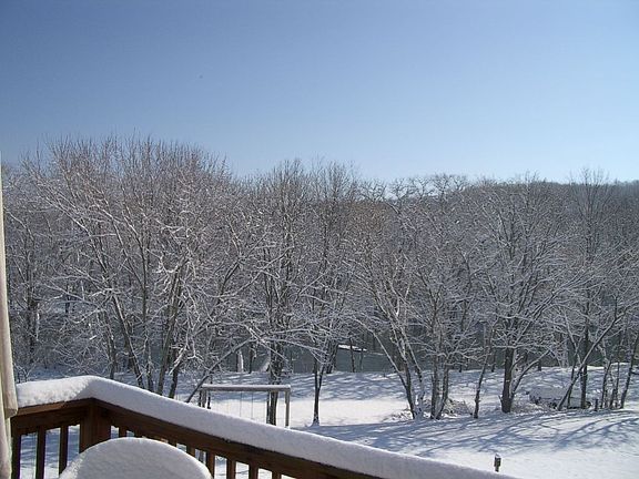 River/mountain view winter