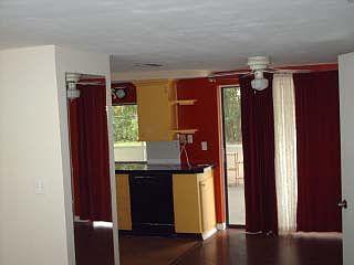 view to back porch/yard