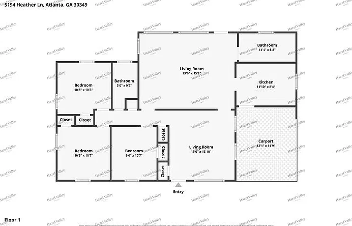 3 bed, 1.5 bath, 1104 sqft, $1,645 — Photo 3