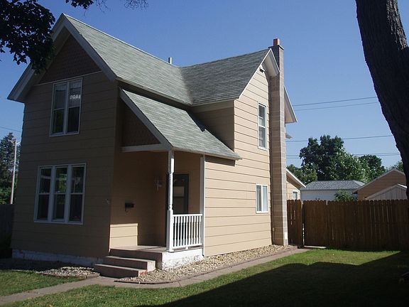 Front right of house