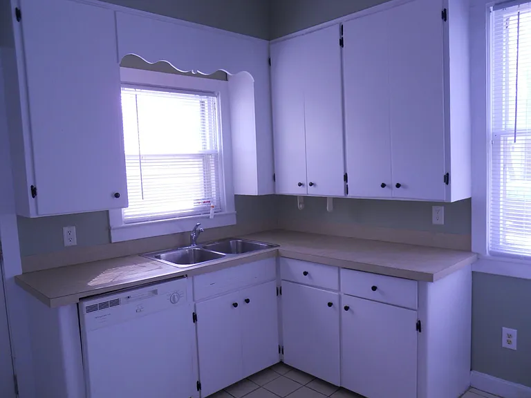 Kitchen with the dish washer