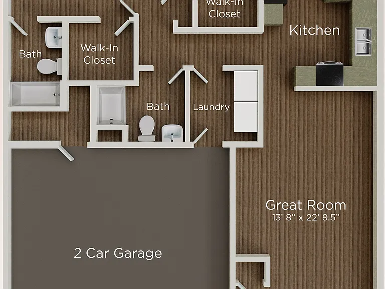 Crooked Tree Townhomes - Saginaw, Michigan — Photo 21