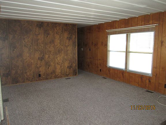 living room view from front door