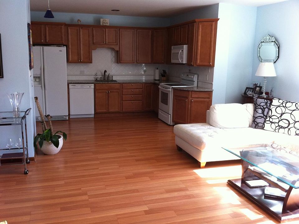 living room into kitchen