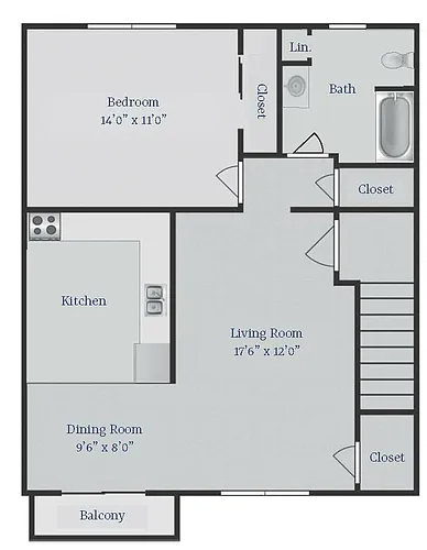 Floor plan Type B with Patio