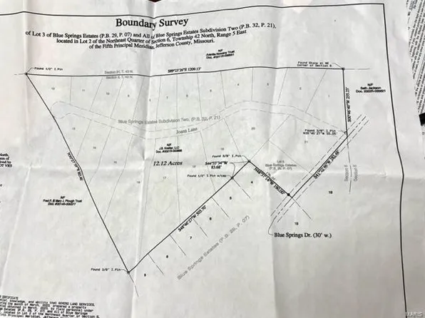 0 Blue Springs Dr Lot 2-3, Imperial, MO 63052