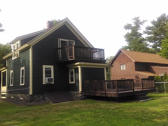Rear Deck and Bedroom Balcony