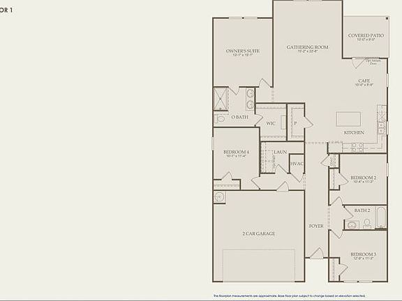 Ibis Floor Plan, Quick Move-In Home, Floor 1