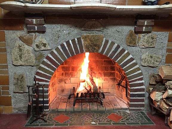 Working Fireplace