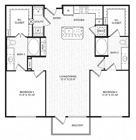 Floor plan B22