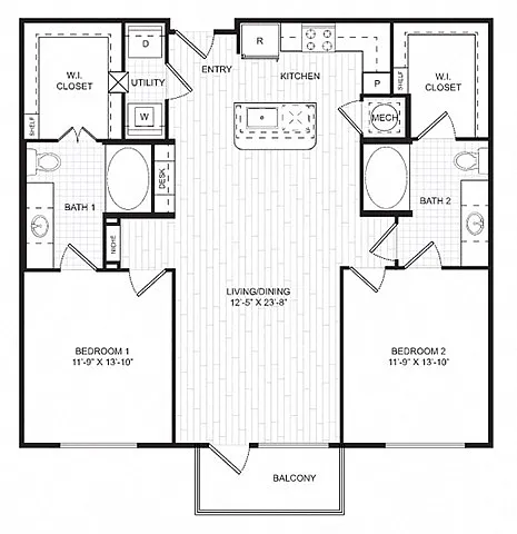Floor plan B22