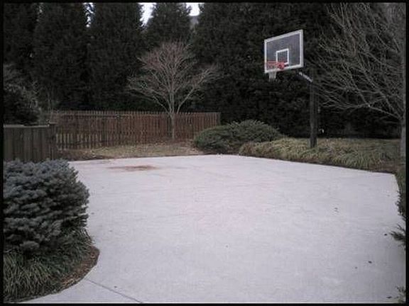 Small fence was replaced with a 8ft one